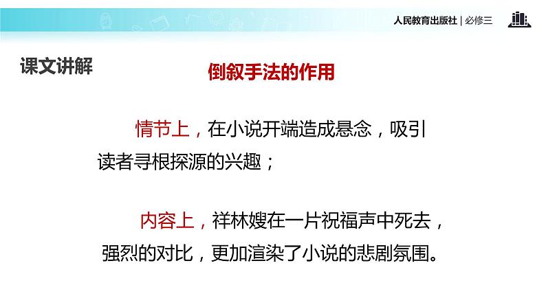 【教学课件】《祝福》(人教)08