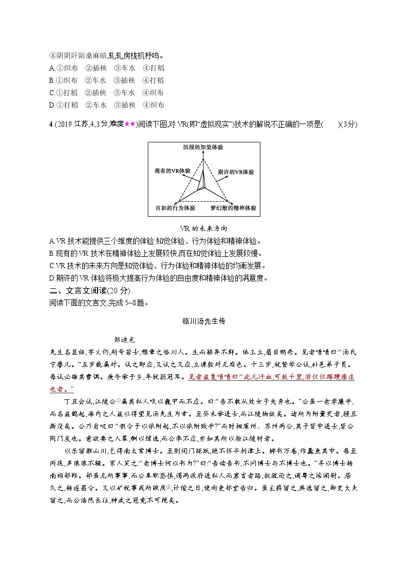 2011年-2020年全国各地高考语文试题汇编（共121套）02