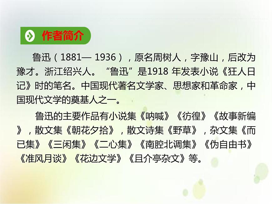 第17課  《祝?！罚▊湔n堂）-【上好課】2020-2021學(xué)年高一語(yǔ)文下冊(cè)同步備課系列（統(tǒng)編版）課件第3頁(yè)
