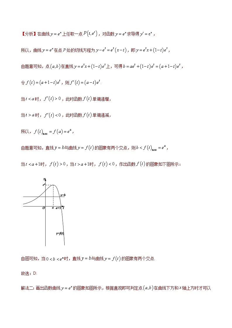 专题04 函数导数及其应用-十年(2012-2021)高考数学真题分项详解(全国通用)(解析版)第2页