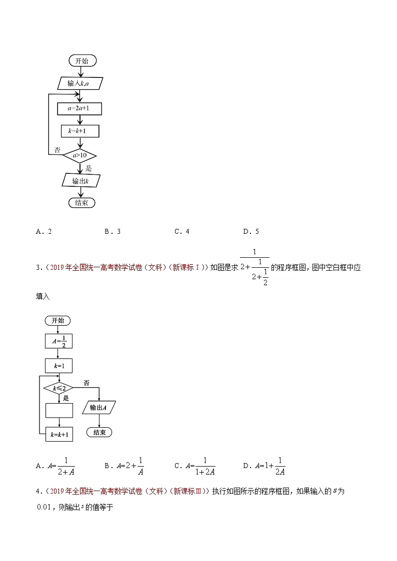 专题9 框架图-十年(2012-2021)高考数学真题分项详解(全国通用)(原卷版)第2页