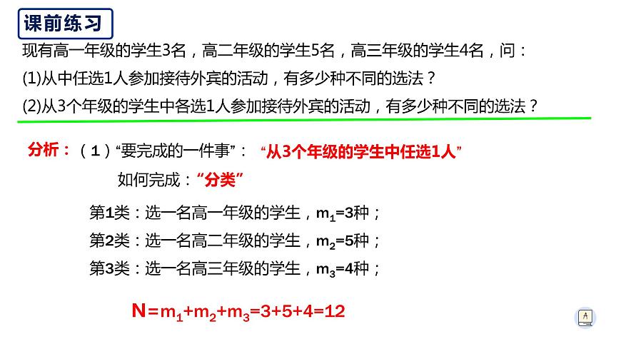 6.1分類加法計數(shù)原理和分步乘法計數(shù)原理（2）-【新教材】人教A版（2019）高中數(shù)學選擇性必修第三冊課件第5頁