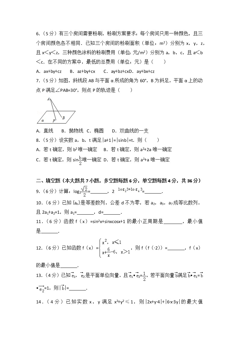 2015年浙江省高考数学试卷（文科）02
