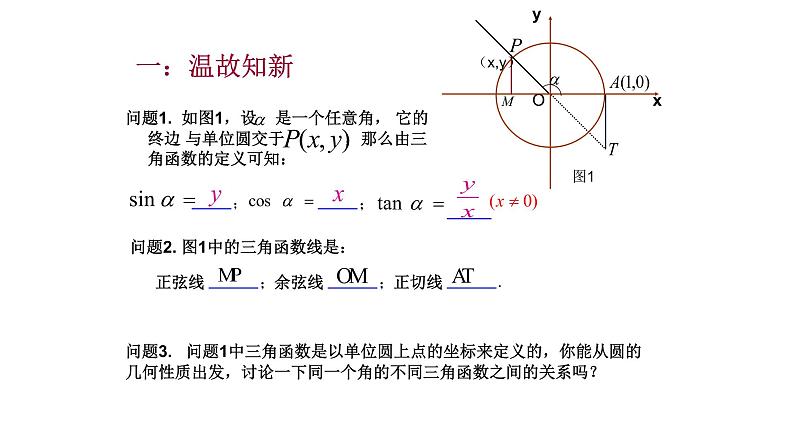 3.2.2同角三角函数之间的关系课件-高中数学湘教版必修2第3页