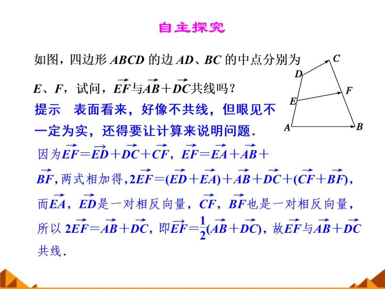 4.3向量与实数相乘_课件1-高中数学湘教版必修204