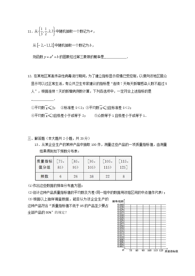 江西省信丰中学2018_2019学年高二数学上学期周考六文A理B试题03