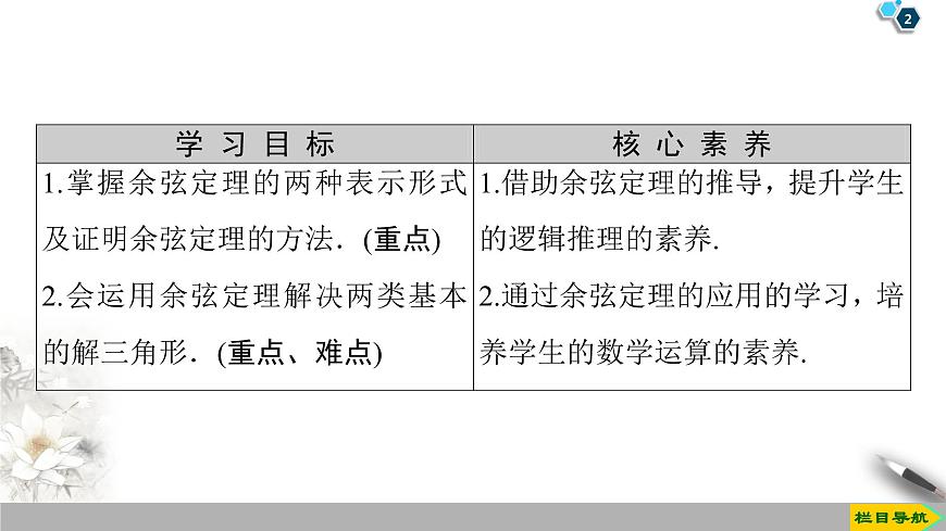 第9章 9.1 9.1.2　余弦定理第2頁