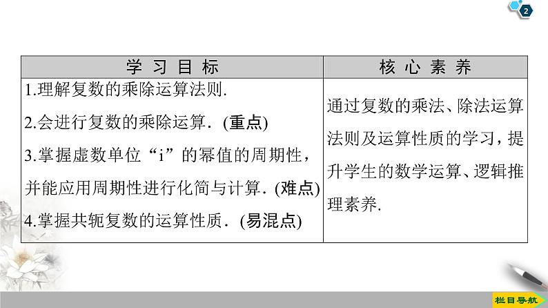 (新教材)高中数学人教B版必修第四册 10.2.2 复数的乘法与除法(课件_46张PPT+学案+课后作业)02