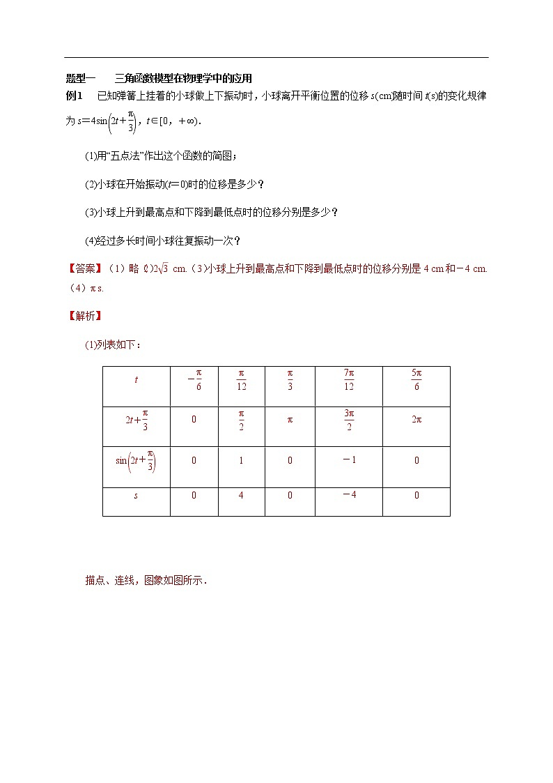 人教A版(2019年)必修一数学5.7 三角函数的应用(课件、教案、学案、配套练习含解析)03