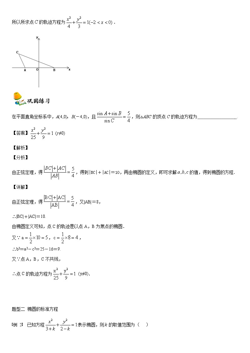人教A版（2019）高中数学选择性必修第一册同步讲义 3.1椭圆（含解析）03