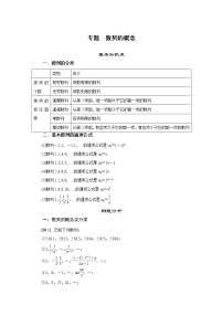 人教B版 (2019)选择性必修 第三册5.1.1 数列的概念练习题