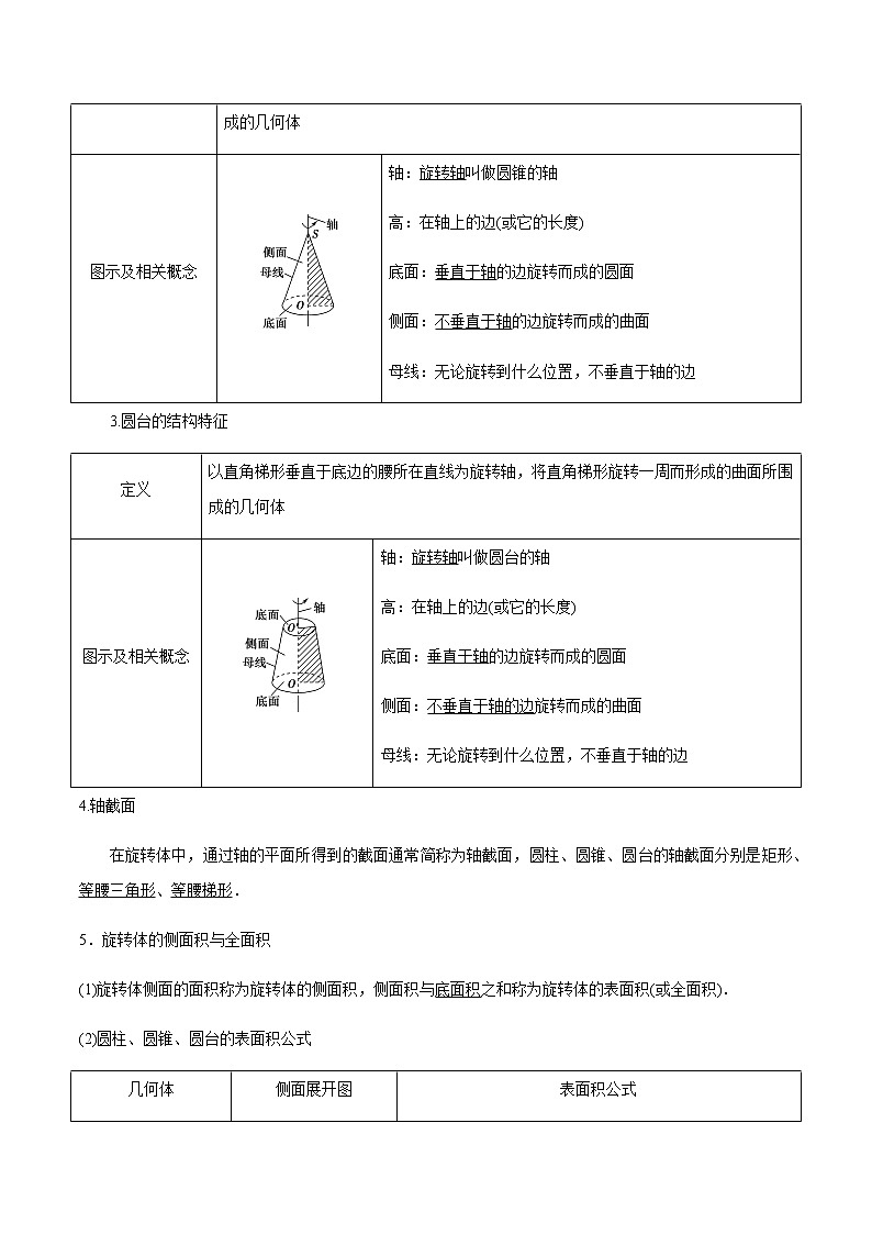 【新教材精创】11.1.5 旋转体 导学案(2)-人教B版高中数学必修第四册02