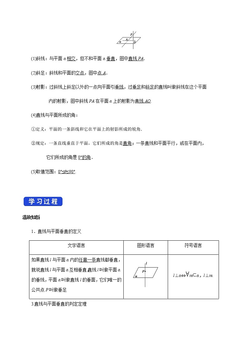 【新教材精创】11.4.1 直线与平面垂直(第2课时)导学案(2)-人教B版高中数学必修第四册02