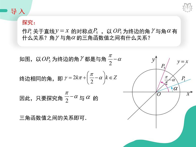 2019新人教版数学高中必修一5.3.2诱导公式五、六(导学版)(同步课件+练习)03