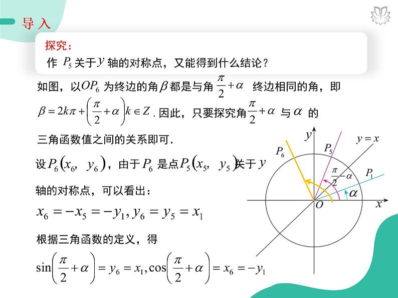 2019新人教版数学高中必修一5.3.2诱导公式五、六(导学版)(同步课件+练习)05