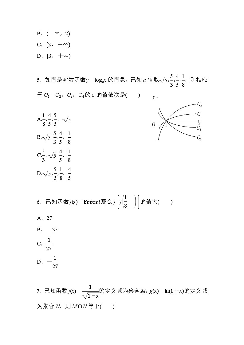 习题 4.4.1对数函数的概念、图象及性质(导学版)高中完全同步系列人教版数学必修一第2页