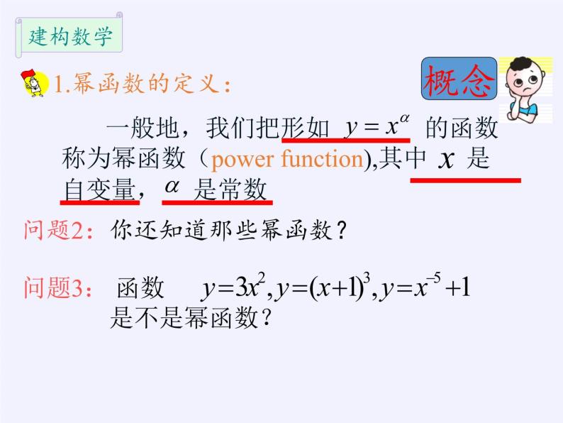 苏教版高中数学必修一 3.3 幂函数(1)（课件）05