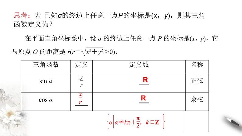 2021年高中数学人教版必修第一册:5.2.1《三角函数的概念》精品课件 (含答案)第7页