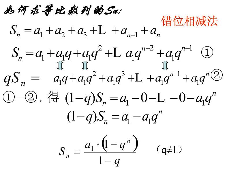 等比数列前n项和课件PPT第8页