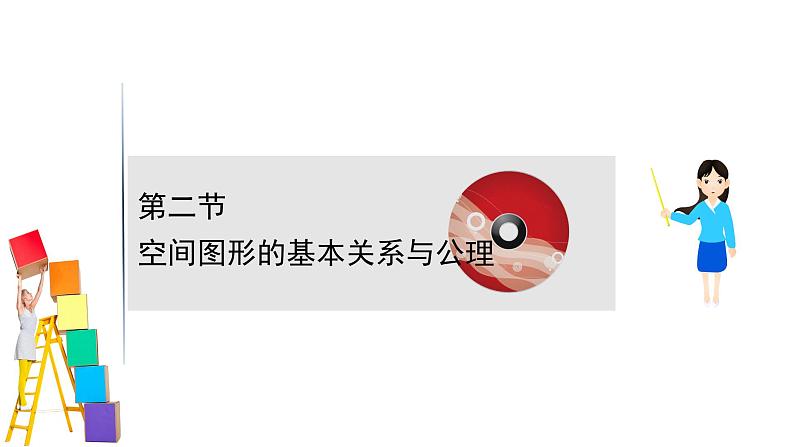 2021届高中数学一轮复习 第九章 立体几何 第二节 空间图形的基本关系与公理 课件 (文数)(北师大版)第1页