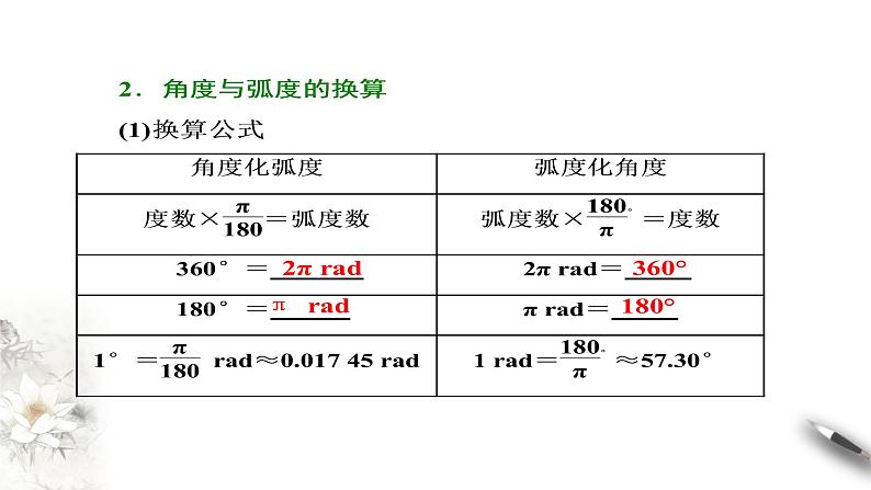 角与弧度PPT课件免费下载202307