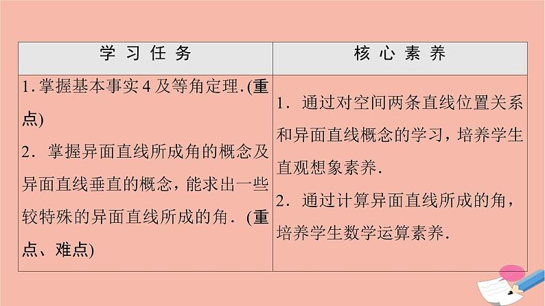 2021_2022学年新教材高中数学第6章立体几何初步§33.2刻画空间点线面位置关系的公理二课件北师大版必修第二册第2页