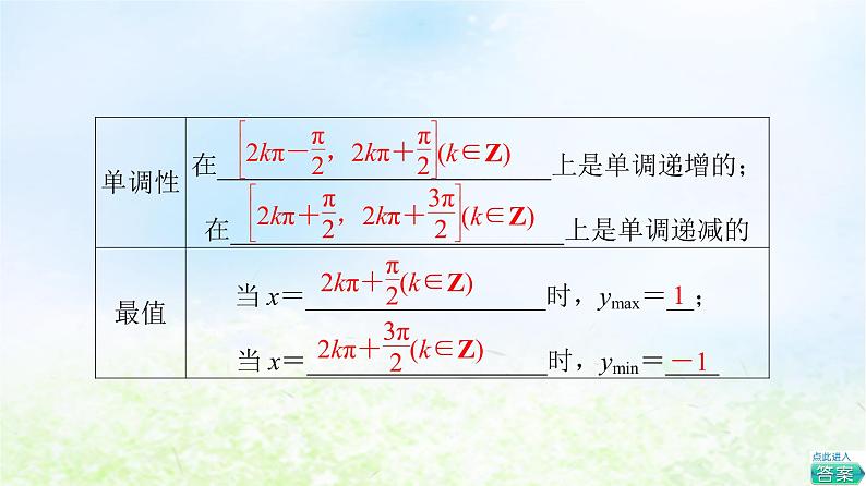 2021_2022学年新教材高中数学第1章三角函数§55.1正弦函数的图象与性质再认识课件北师大版必修第二册08