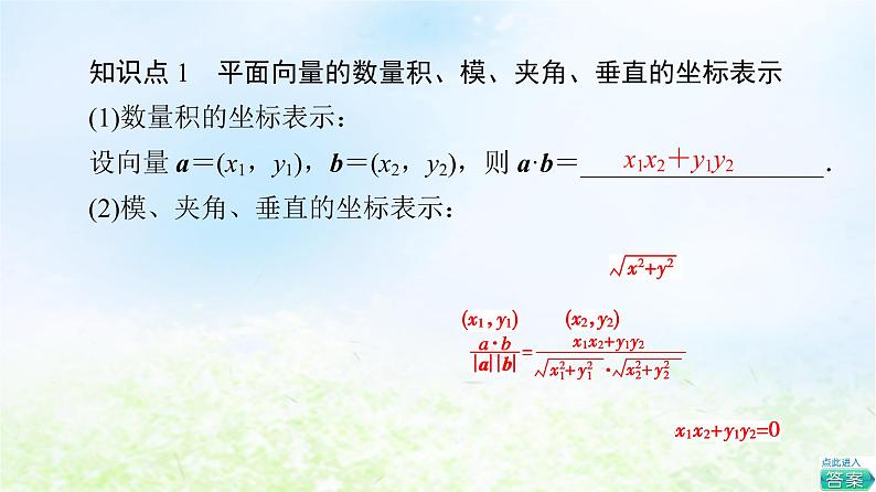 利用数量积计算长度与角度PPT课件免费下载06