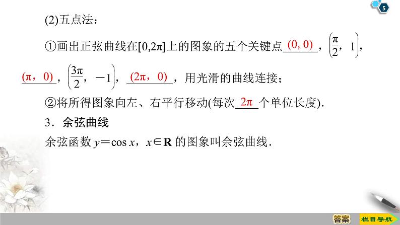 2021年人教版高中数学必修第一册课件:第5章5.4.1《正弦函数、余弦函数的图象》(含答案)05