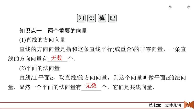 2022版新高考数学人教版一轮课件:第7章 第7讲 立体几何中的向量方法第5页