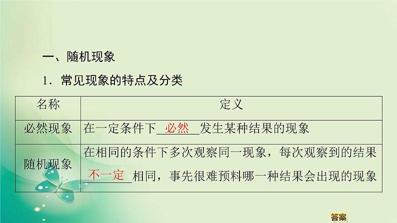 高中数学人教B版必修3第3章3.1.1随机现象3.1.2事件与基本事件空间课件(41张)第4页