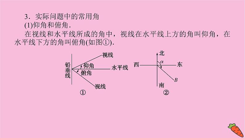 新教材2022届高考数学人教版一轮复习课件:7.4.1 余弦定理、正弦定理及应用举例第6页