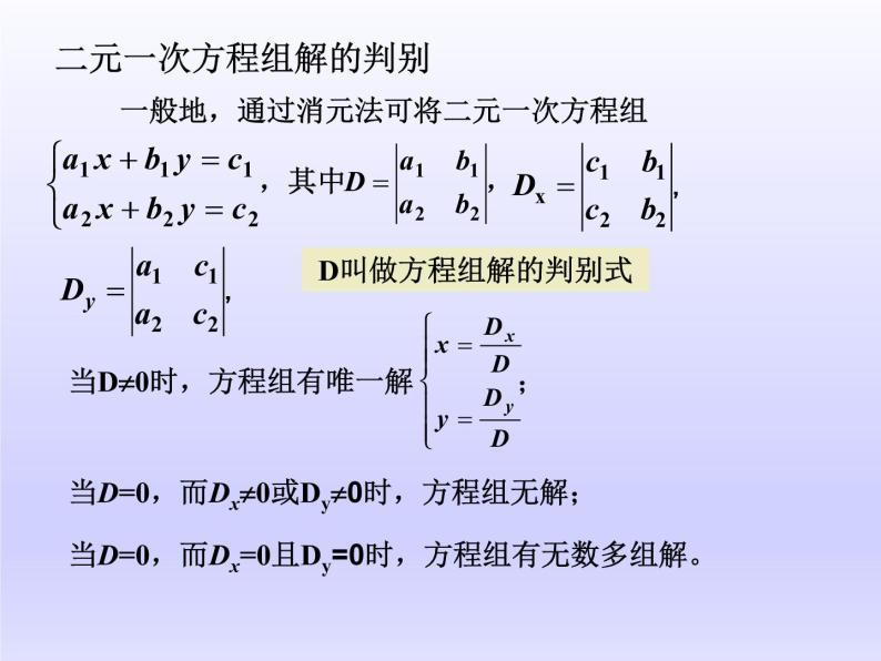 沪教版（上海）高二数学上册 9.3 二阶行列式_ 课件05