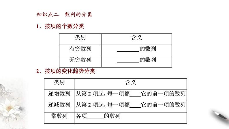 2021年人教版高中数学选择性必修第二册学案课件4.1《第1课时数列的概念》(含答案)第6页