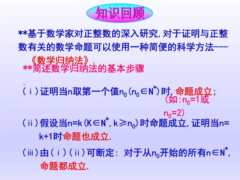 沪教版（上海）高二数学上册 7.5 数学归纳法的应用_ 课件02