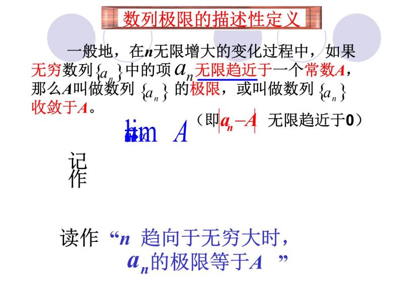 沪教版（上海）高二数学上册 7.7 数列的极限_3 课件02