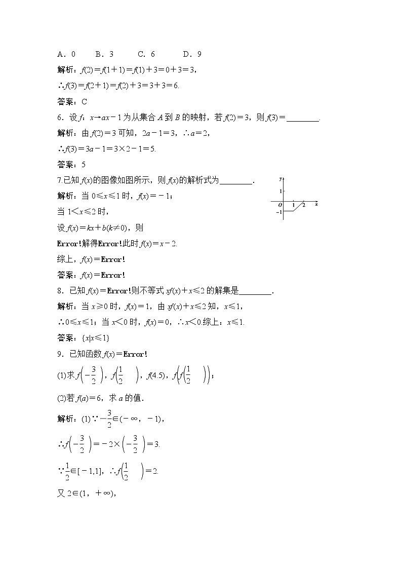 高中數(shù)學(xué)北師大版必修一 映射 作業(yè)第2頁(yè)