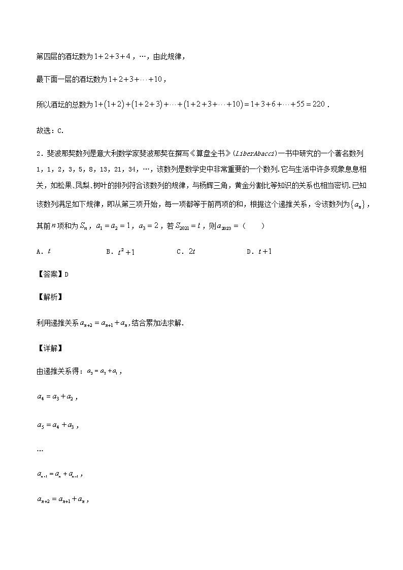 高考数学经典例题专题六数列含解析第2页