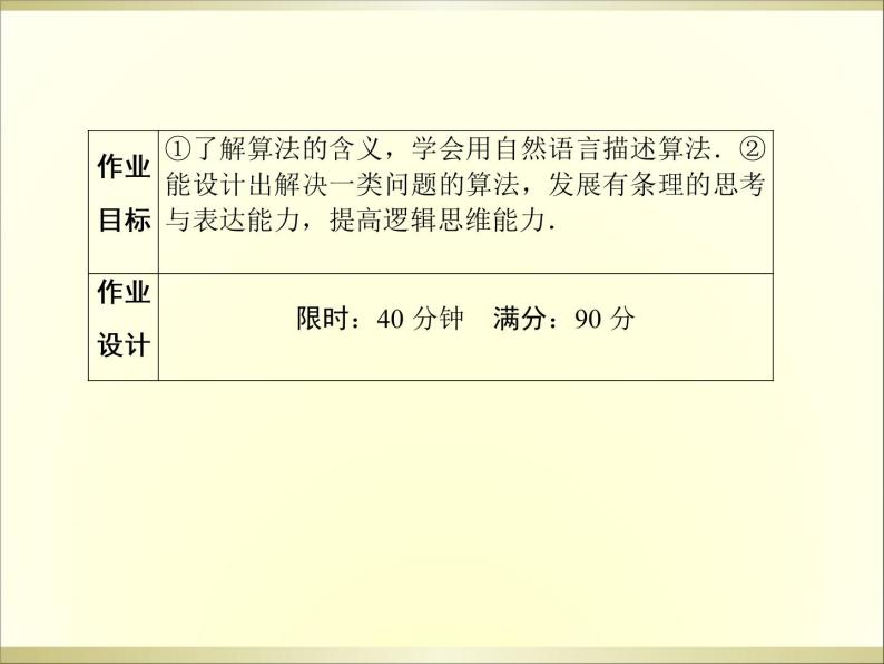 沪教版（上海）高二数学上册 10.1 算法的概念_3 课件04