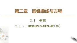 高中數(shù)學(xué)人教B版選修1-1 第2章 2.1 2.1.2　橢圓的幾何性質(zhì)(二) 課件（68張）
