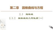 2020-2021学年2.3.2抛物线的几何性质备课ppt课件