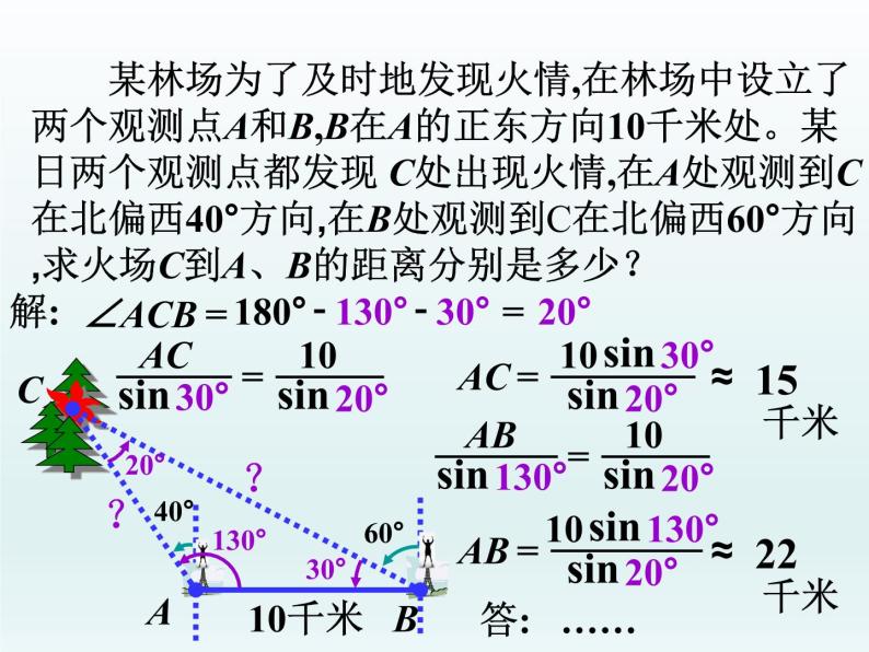 沪教版（上海）高中数学高一下册 5.6 正弦定理、余弦定理和解斜三角形_课件1(1)04