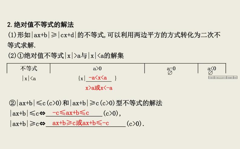高考数学一轮复习第十三篇不等式选讲第1节绝对值不等式课件理06