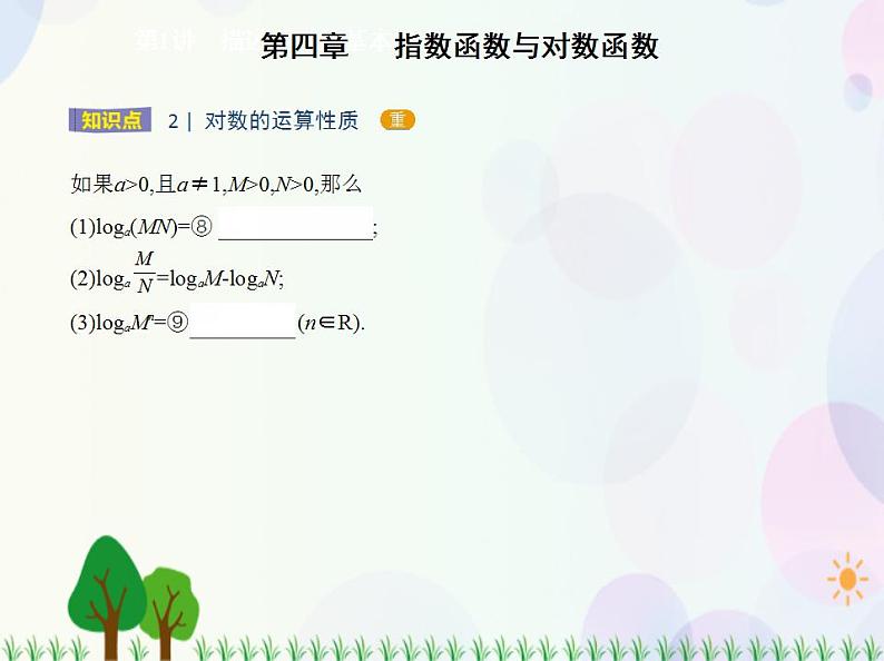 新教材2022版数学人教A版必修第一册课件:4.3 对数04