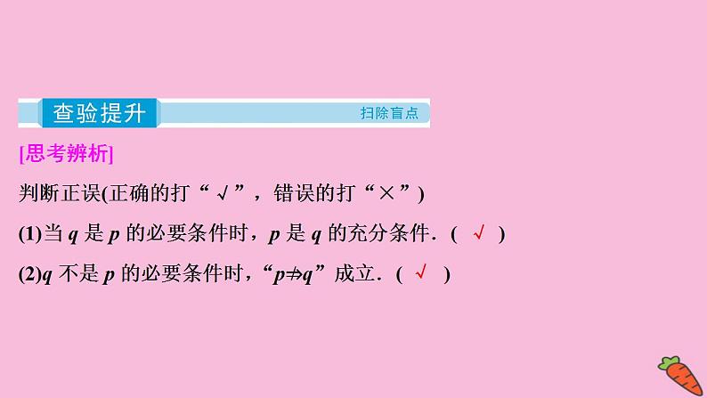 2022高考数学人教版(浙江专用)一轮总复习课件:第一章 第2讲 命题及其关系、充分条件与必要条件第7页