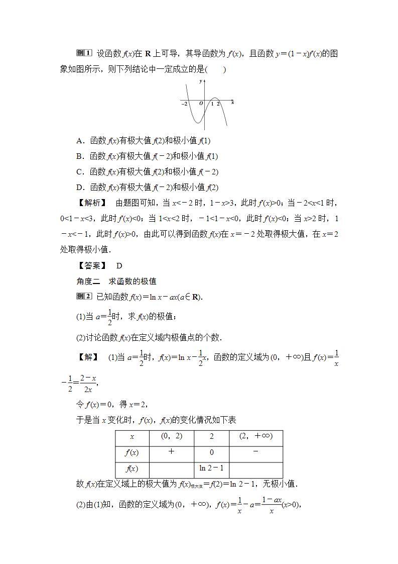 2022高考数学人教版（浙江专用）一轮总复习学案：第三章 第2讲　第2课时　导数与函数的极值、最值03