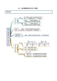 人教A版 (2019)选择性必修 第三册8.1 成对数据的相关关系导学案