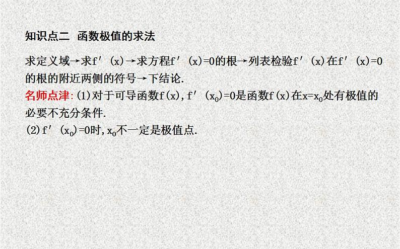 高中数学人教B版选修1-1 函数的极值与导数 课件(22张)07