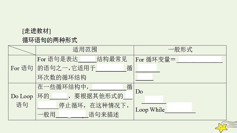 高中数学北师大版必修三 2.3.2 循环语句 课件(38张)05