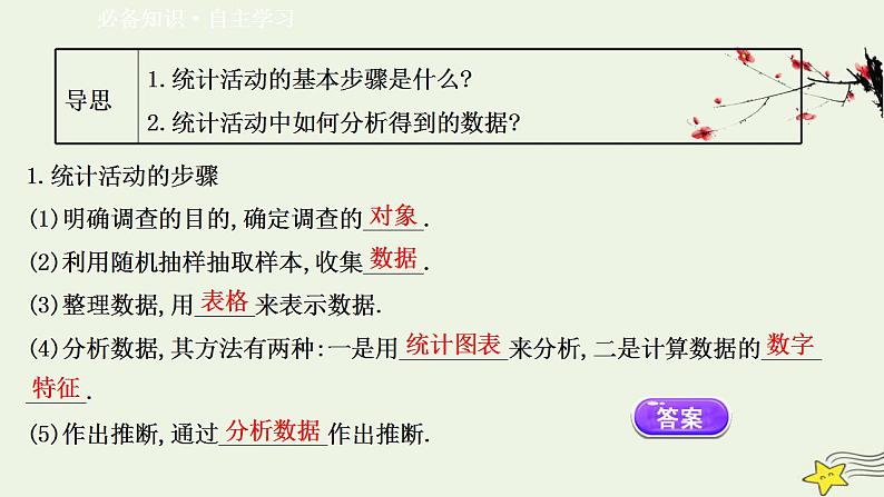高中数学北师大版必修三 1.6 统计活动:结婚年龄的变化 课件(75张)03